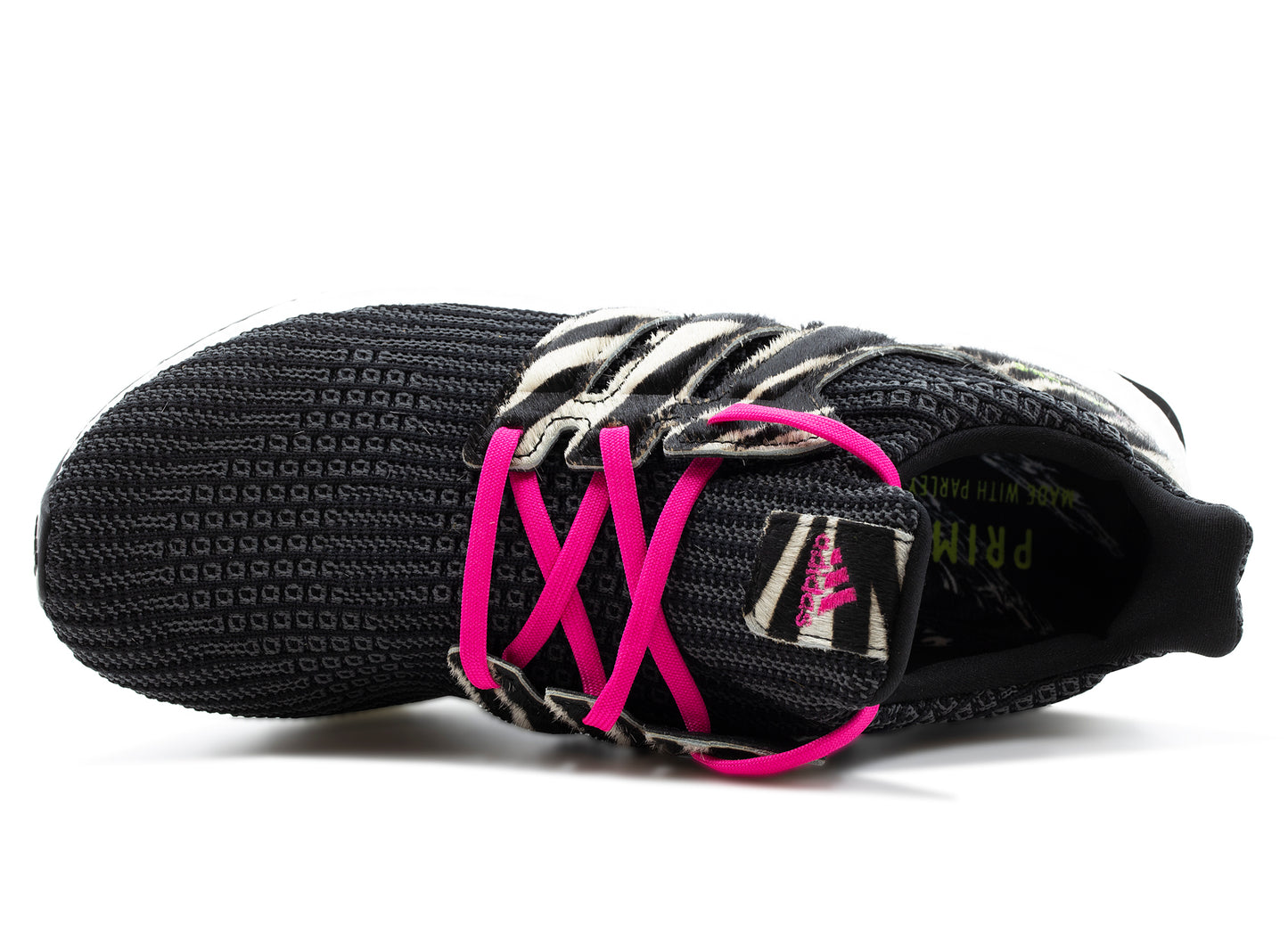 Adidas Ultraboost DNA 'Zebra' in Core Black / Cloud White / Shock Pink
