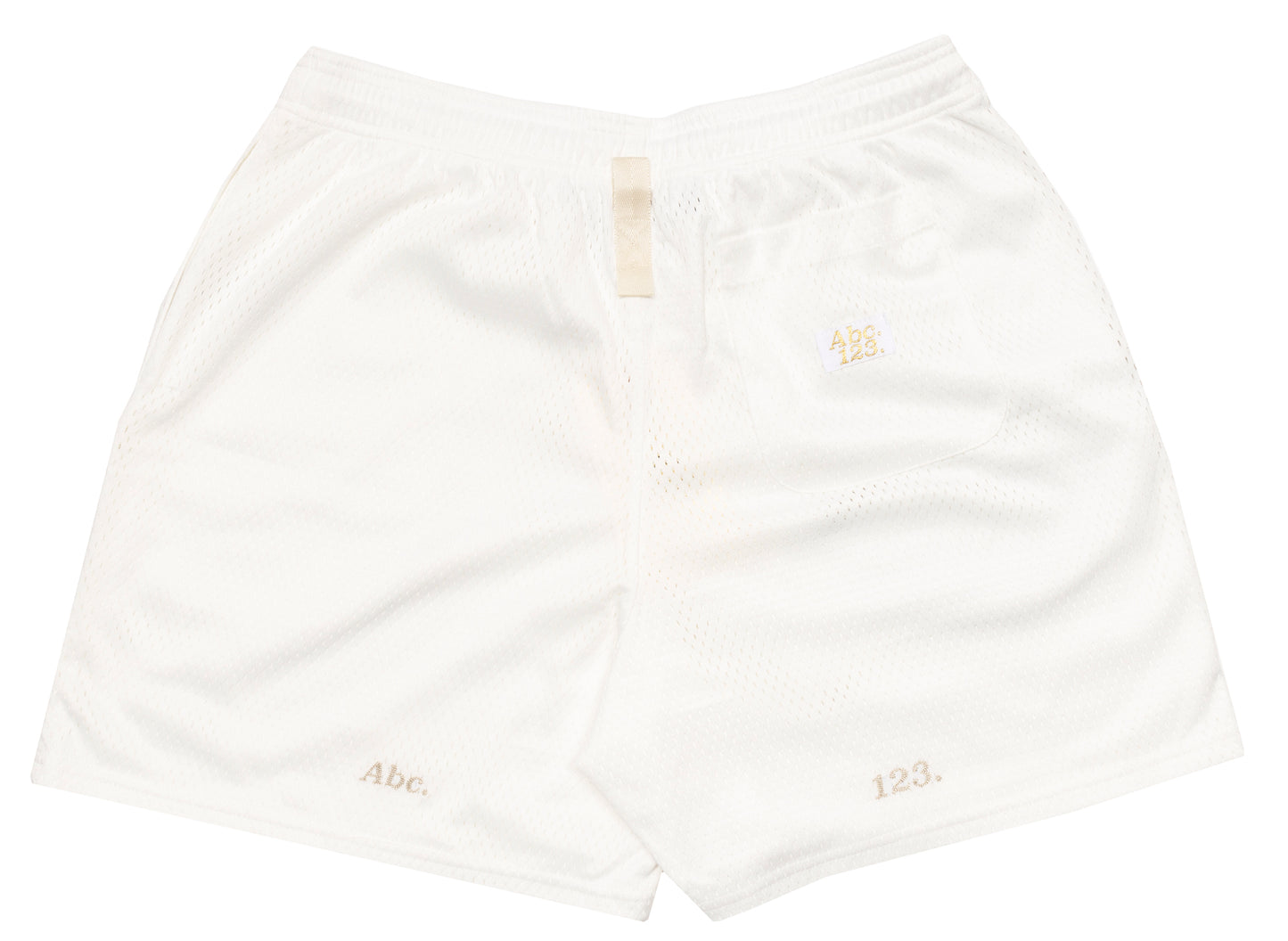 Advisory Board Crystals Abc. 123. Mesh Shorts in Selenite - view 2