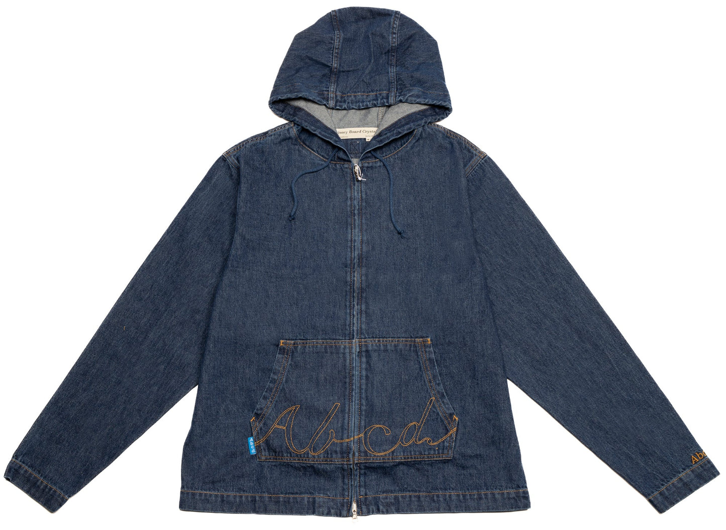 Advisory Board Crystals Abcd. Denim Hoodie Jacket in Dark Blue