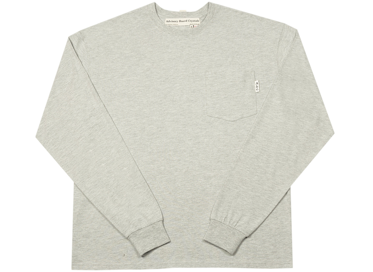 Advisory Board Crystals Long Sleeve Pocket Tee in Cloud