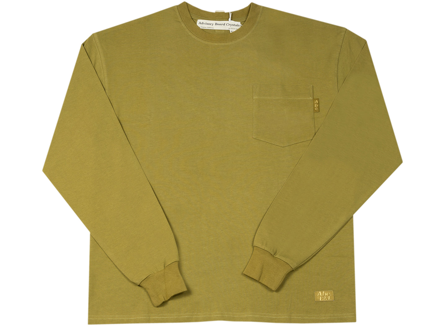 Advisory Board Crystals Long Sleeve Pocket Tee in Ekanite