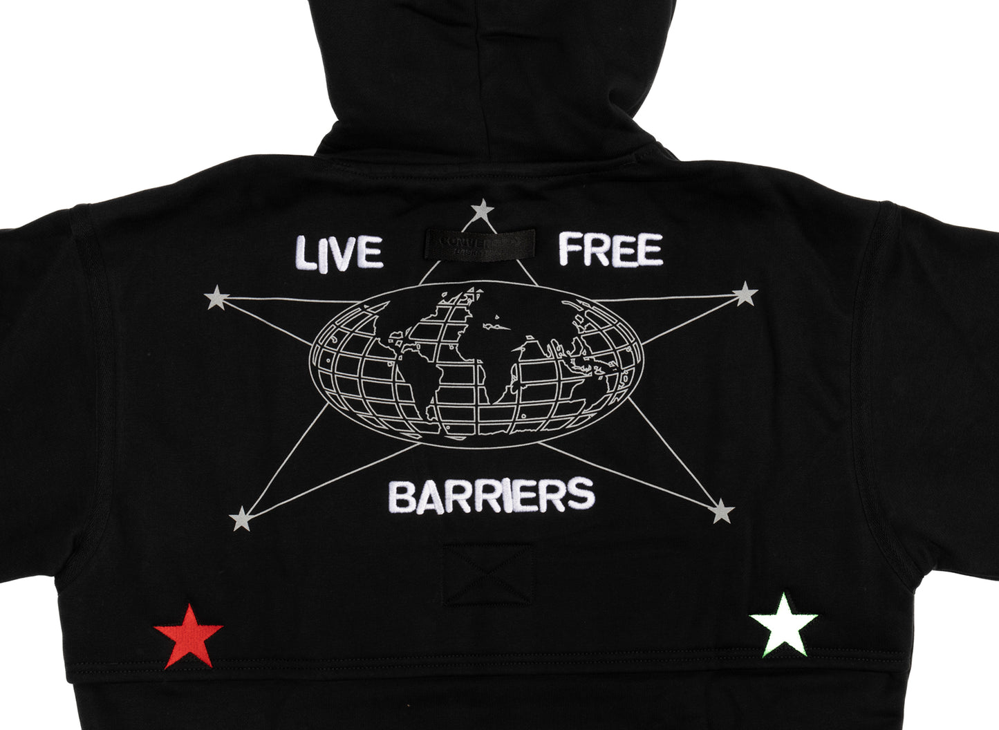 Barriers x Converse Court Ready Pullover Hoodie in Black - view 2
