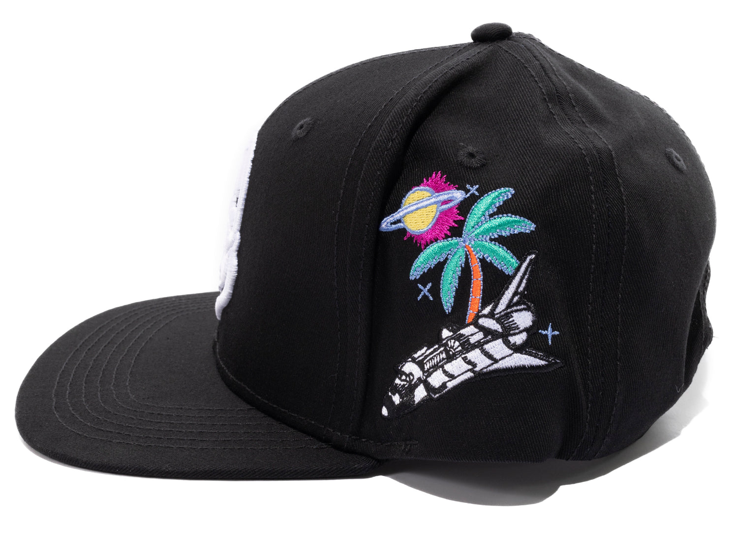BBC Parasio Snapback Hat in Black - view 2
