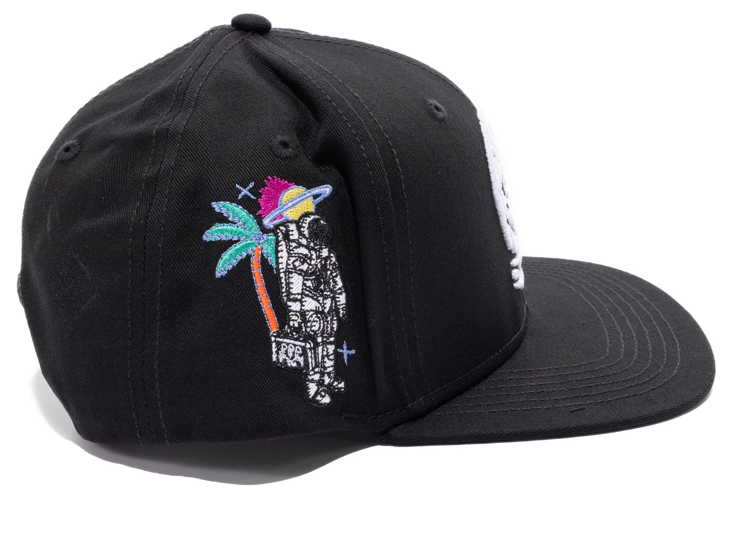 BBC Parasio Snapback Hat in Black - view 3