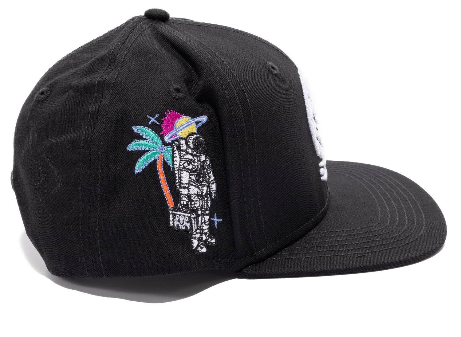 BBC Parasio Snapback Hat in Black - view 3
