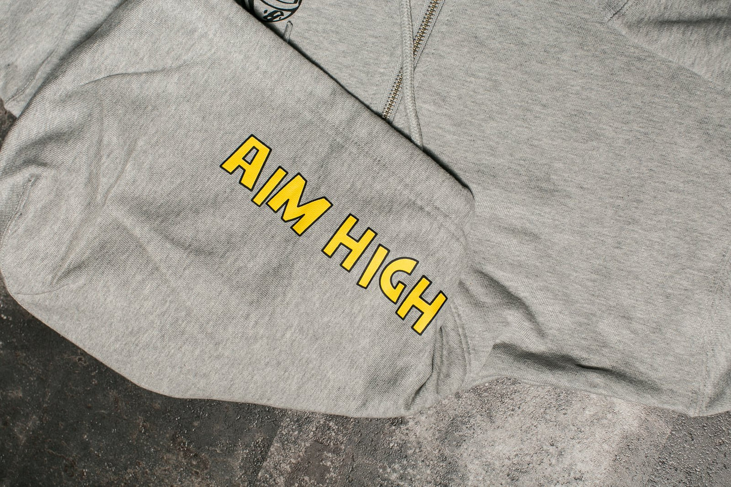 BILLIONAIRE BOYS CLUB KNOCKOUT ZIP UP HOODIE x HEBRU in Heather Gray