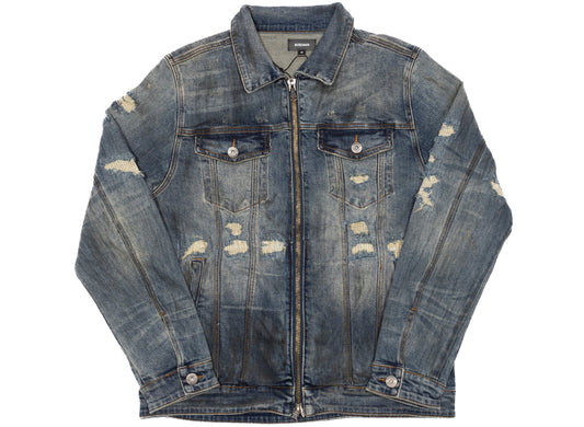 BLUECARATS Lagerfield Denim Jacket in Aged Indigo