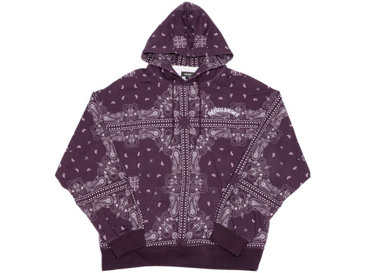 BLUECARATS Signature Bandana Hoodie in Winter Bloom