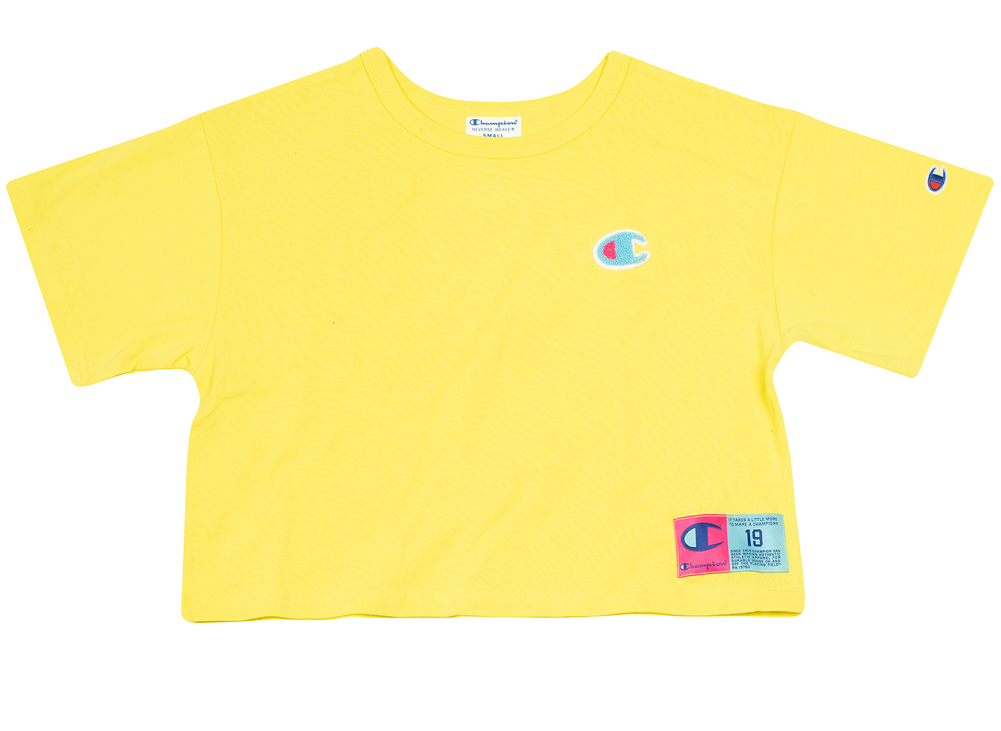 Champion Heritage Cropped Tee in Journey Yellow