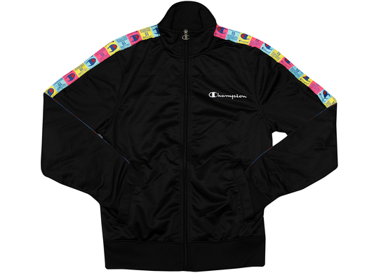 Champion Tricot Track Jacket in Black