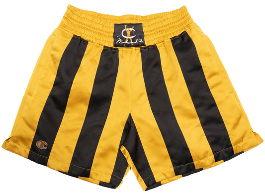 Champion x Muhammad Ali by Don C Boxing Shorts in Black / Gold
