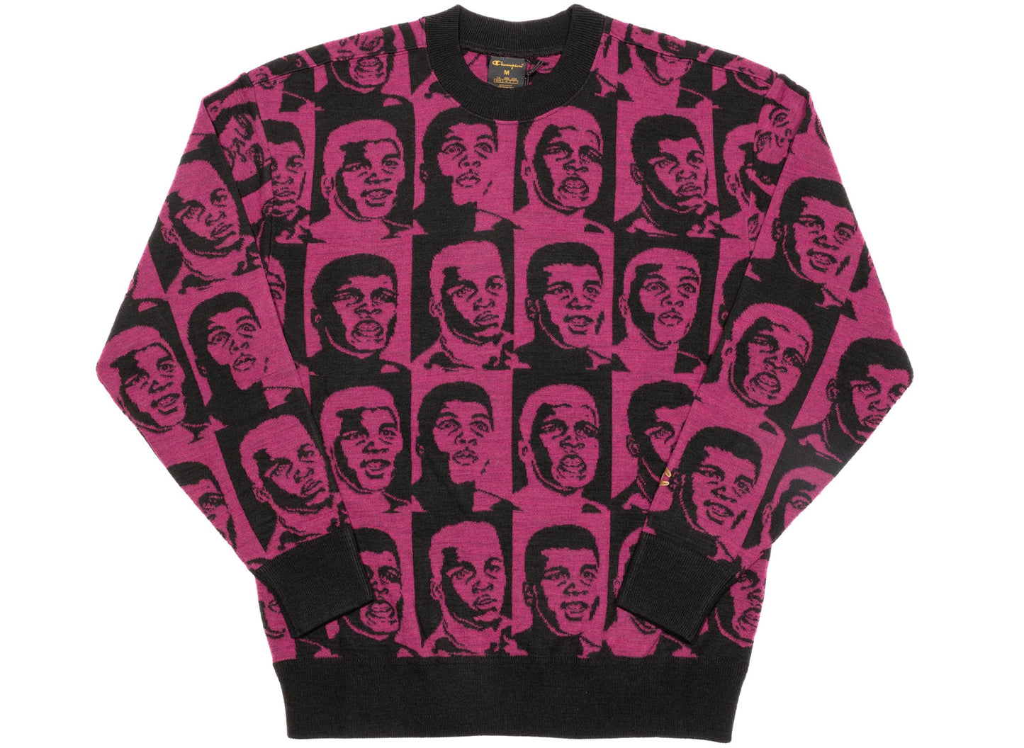 Champion x Muhammad Ali by Don C Kaschmir-Intarsien-Pullover