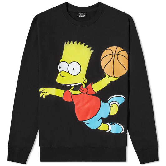 Chinatown Market Air Bart Crewneck in Black