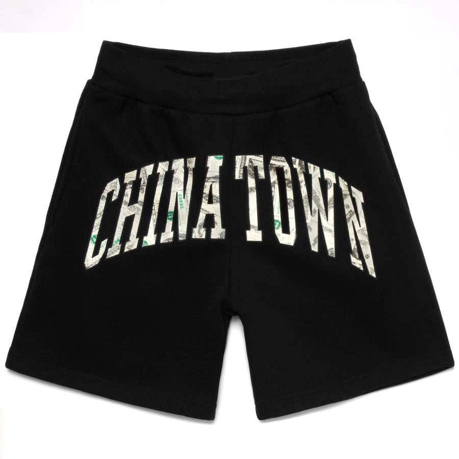 Chinatown Market Money Arc Sweatshorts in Black