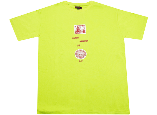 Clot Alien Among Us Tee in Green