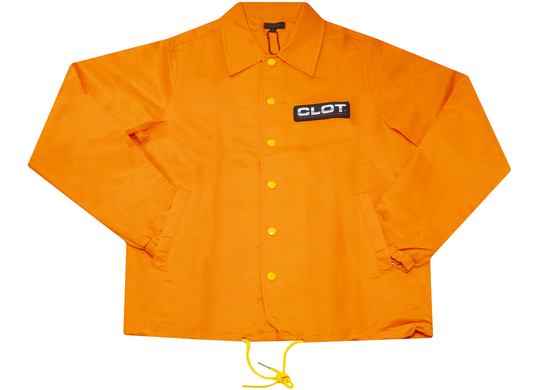 Clot Obey Your Maser Coach Jacket in Orange