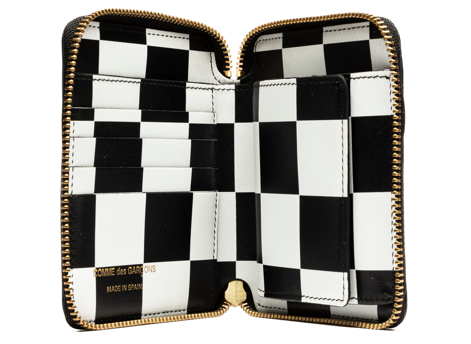 Comme des Garçon Glossy Checkered Print SA2100 Wallet - view 2