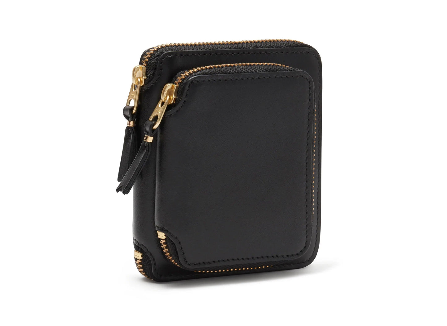 Comme des Garçon Outside Pocket SA2100 Wallet in Black - view 3