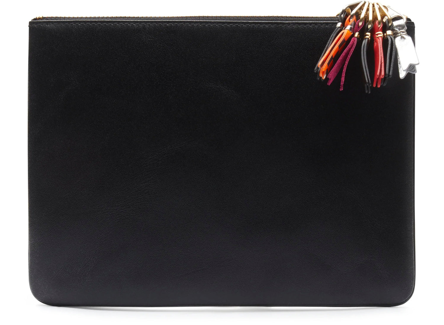 Comme des Garçon SA5100 Zipper Pull Wallet in Black - view 2