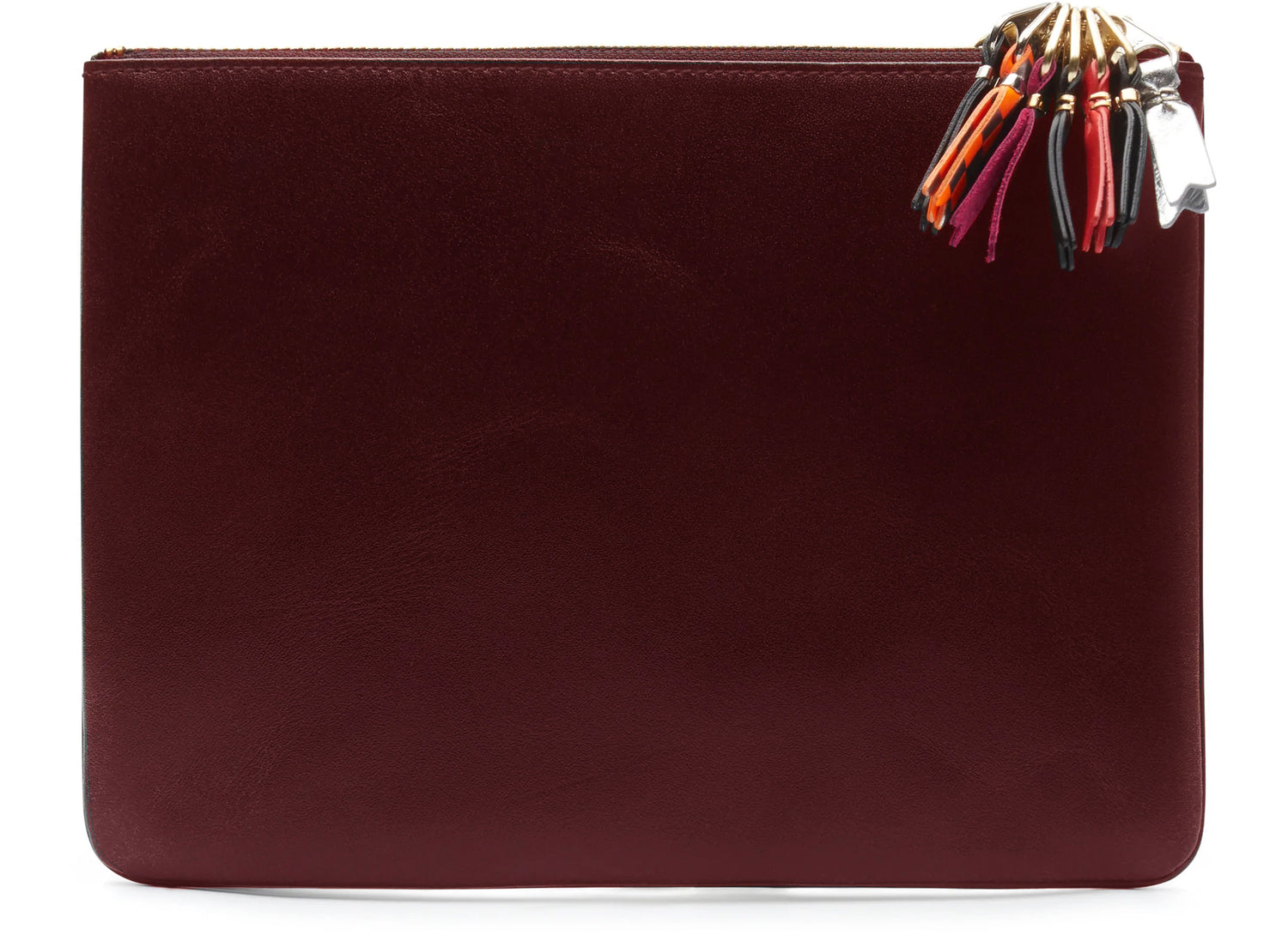 Comme des Garçon SA5100 Zipper Pull Wallet in Red - view 2