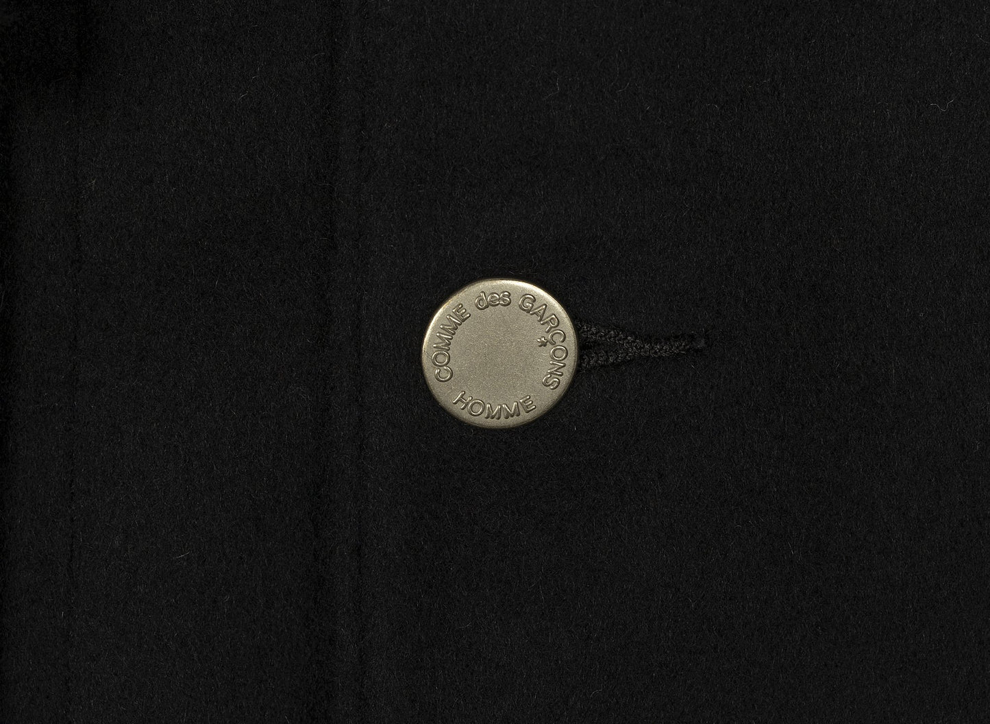 Comme des Garçons HOMME Wool Utility Jacket in Black