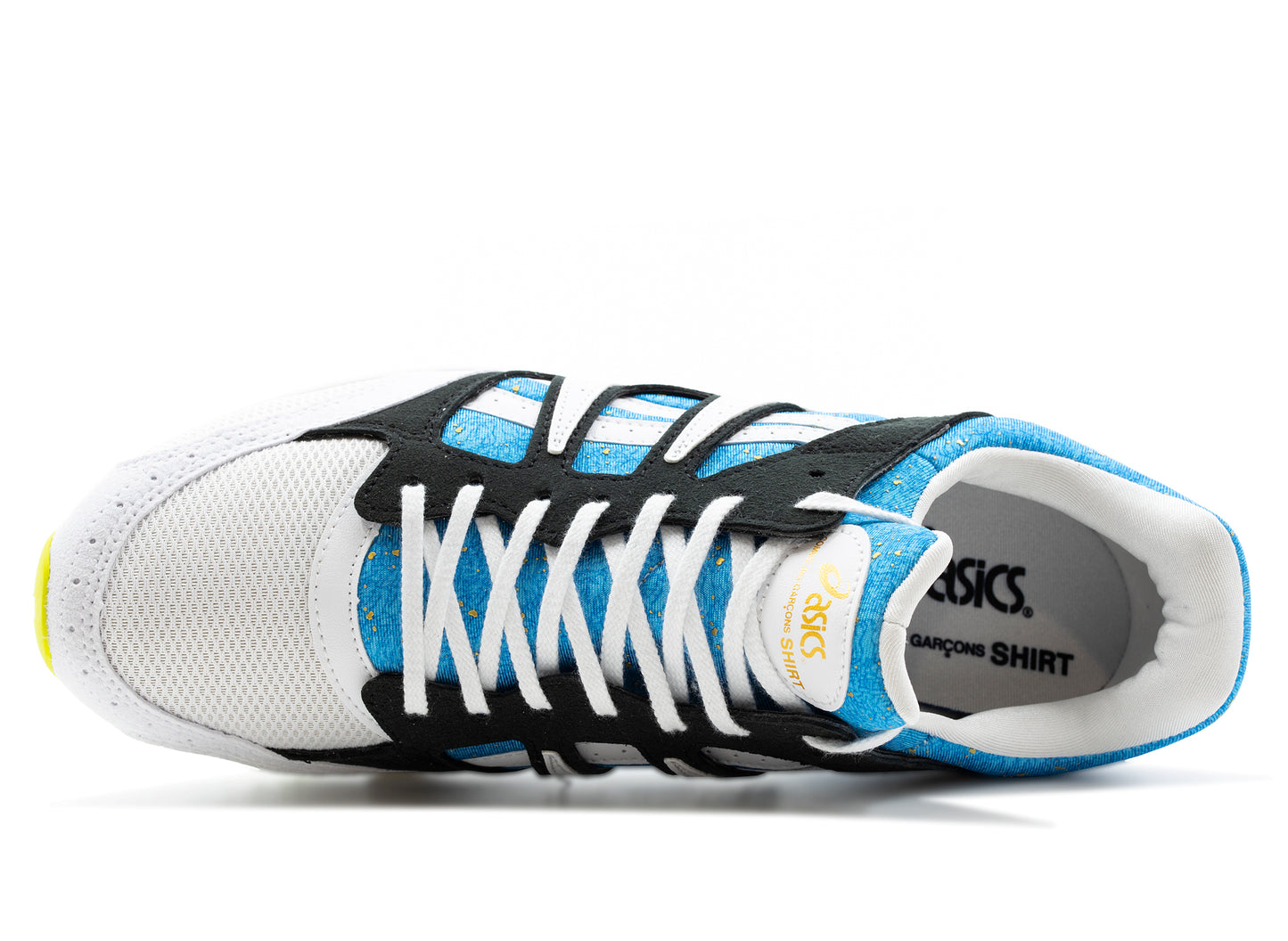 Comme des Garçons SHIRT x ASICS Tarther SD in Blue / Black