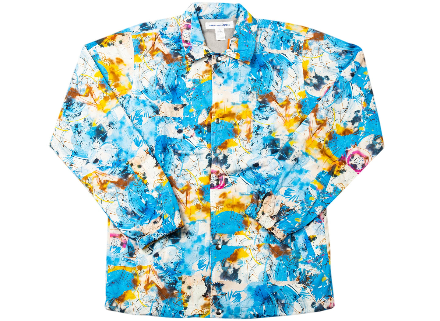 Comme des Garçons SHIRT x Futura Coach Jacket in Blue
