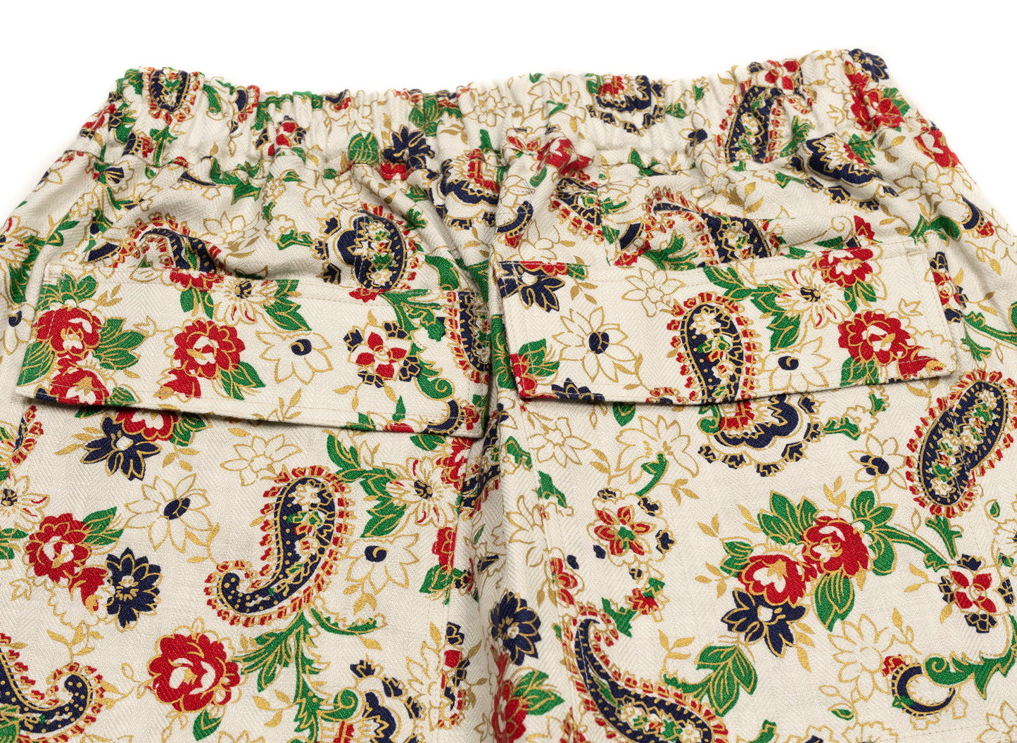 Comme des Garçons x Junya Watanabe MAN Short Pants in Cream / Red / Green