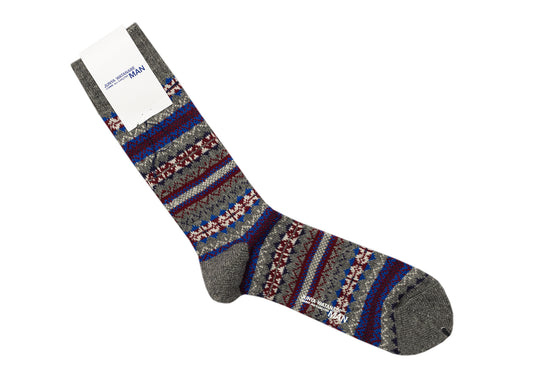Comme des Garçons x Junya Watanabe Wool Socks in Maroon