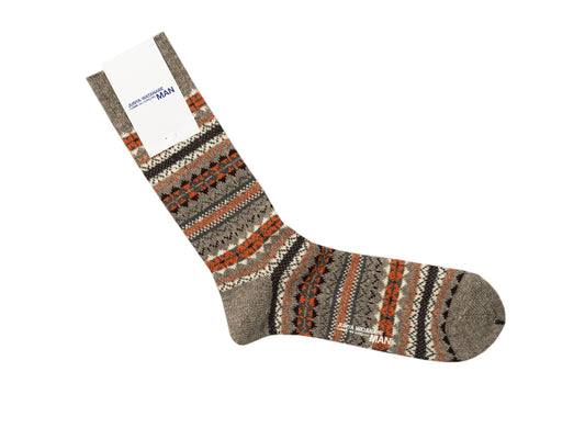 Comme des Garçons x Junya Watanabe Wool Socks in Orange