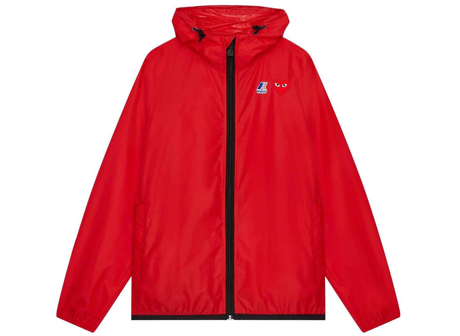 Comme des Garçons x K-Way Le Vrai Jacket in Red