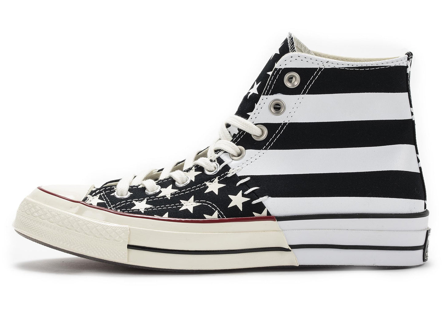 Converse Chuck 70 Archive Restructured High Top in Black / White / Egret