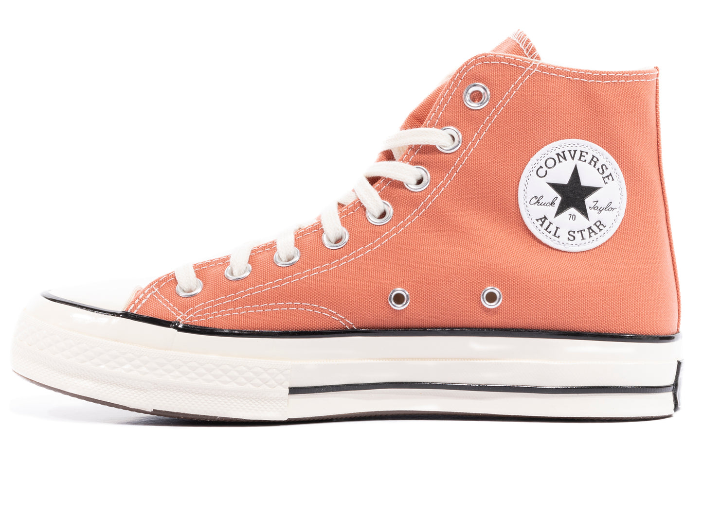 Converse Chuck 70 Hi Brushed in Khaki / Orange