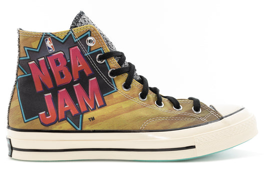 Converse Chuck 70 Hi 'NBA Jam' in Brown / Solar Red