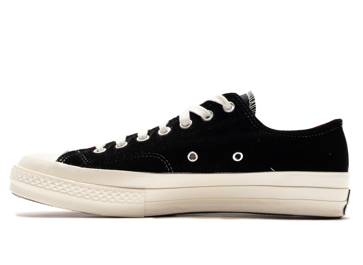 Converse Chuck 70 Ox in Black / Red / Egret - view 3