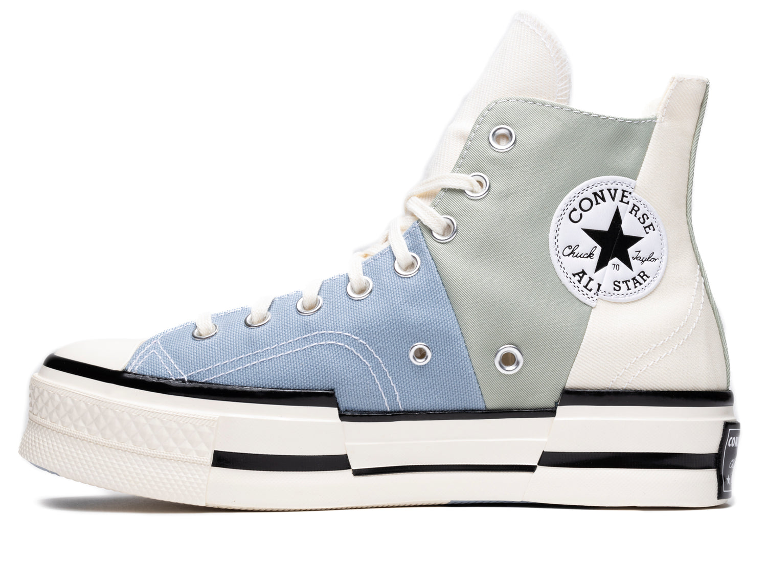 Converse Chuck 70 Plus Hi in Green / Beige - view 3
