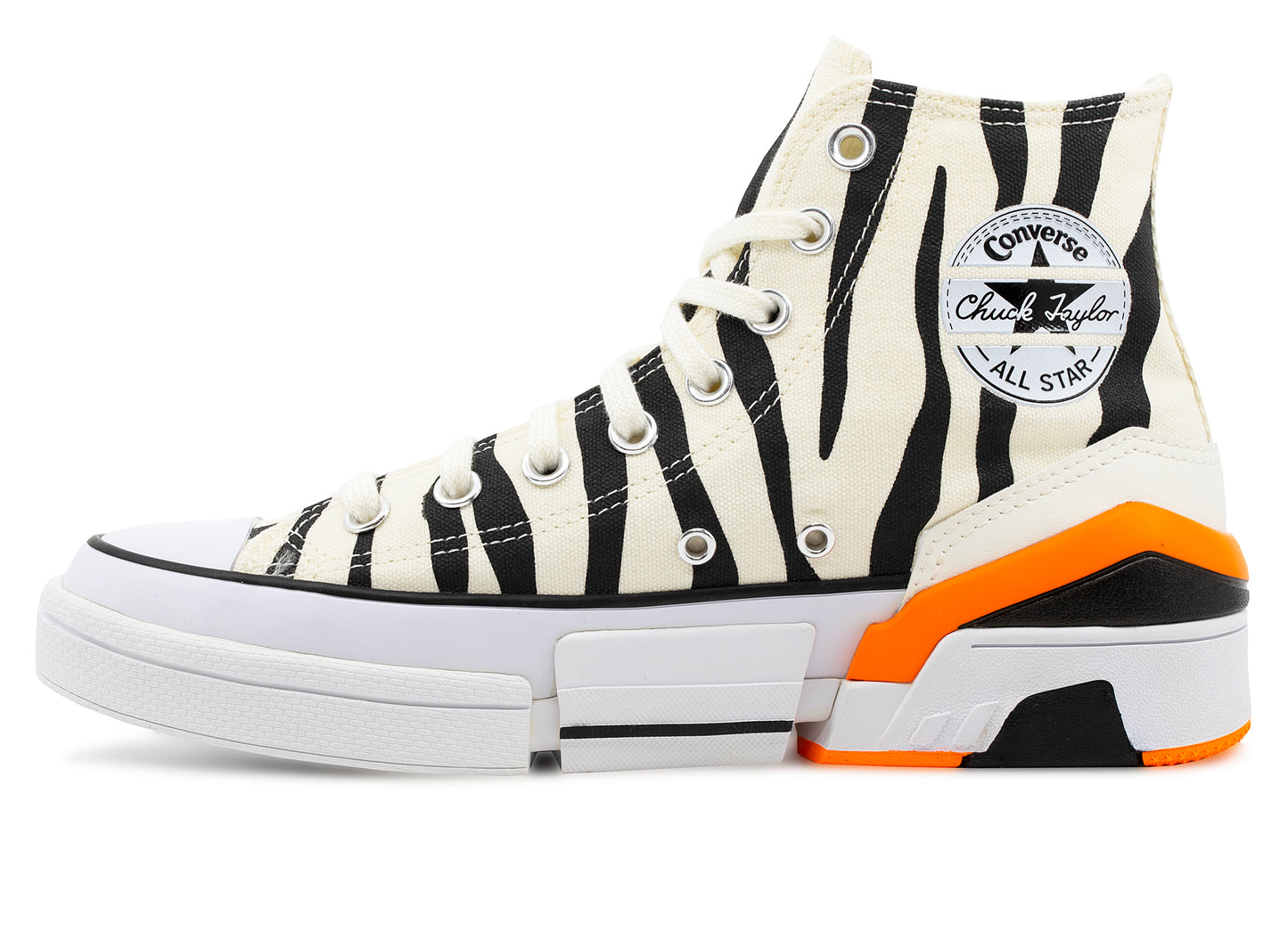 Converse CPX70 Hi in Egret / Black / Total Orange