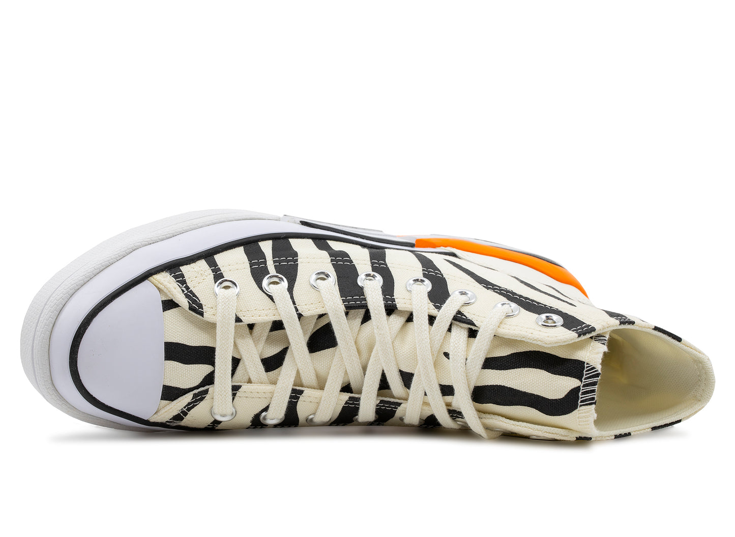 Converse CPX70 Hi in Egret / Black / Total Orange