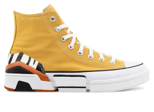 Converse CPX70 Hi 'Zinc' in Yellow / Black / Egret