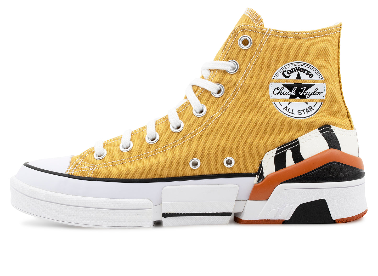 Converse CPX70 Hi 'Zinc' in Yellow / Black / Egret