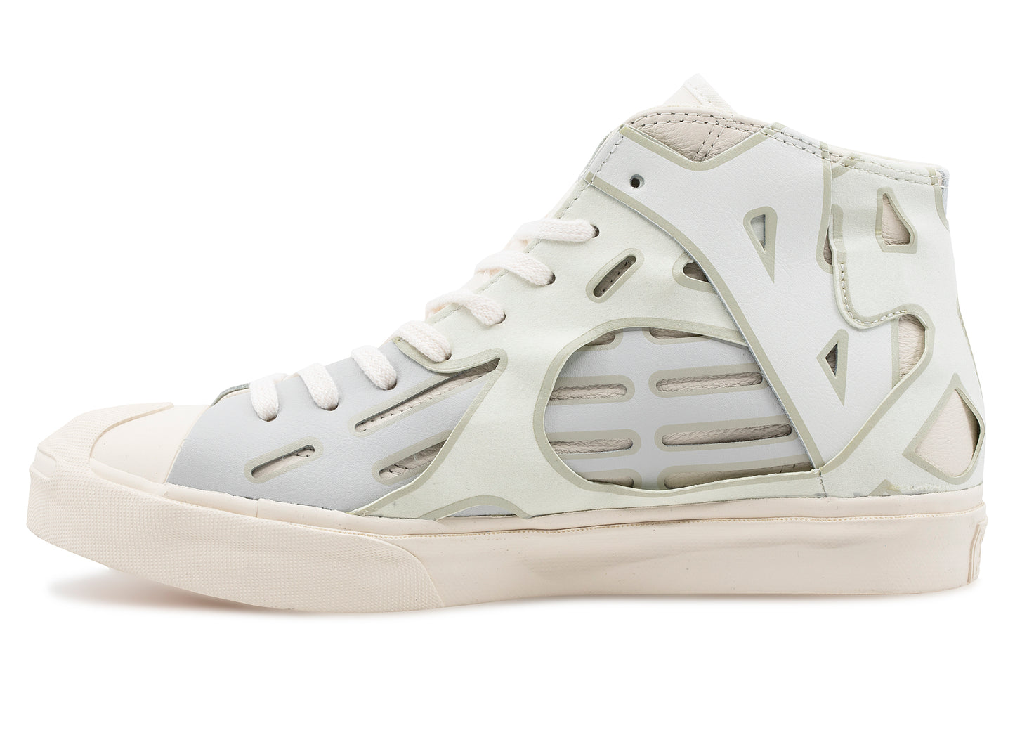 Converse Jack Purcell Mid 'Feng Chen Wang' in Sea Salt / Barely Blue / White