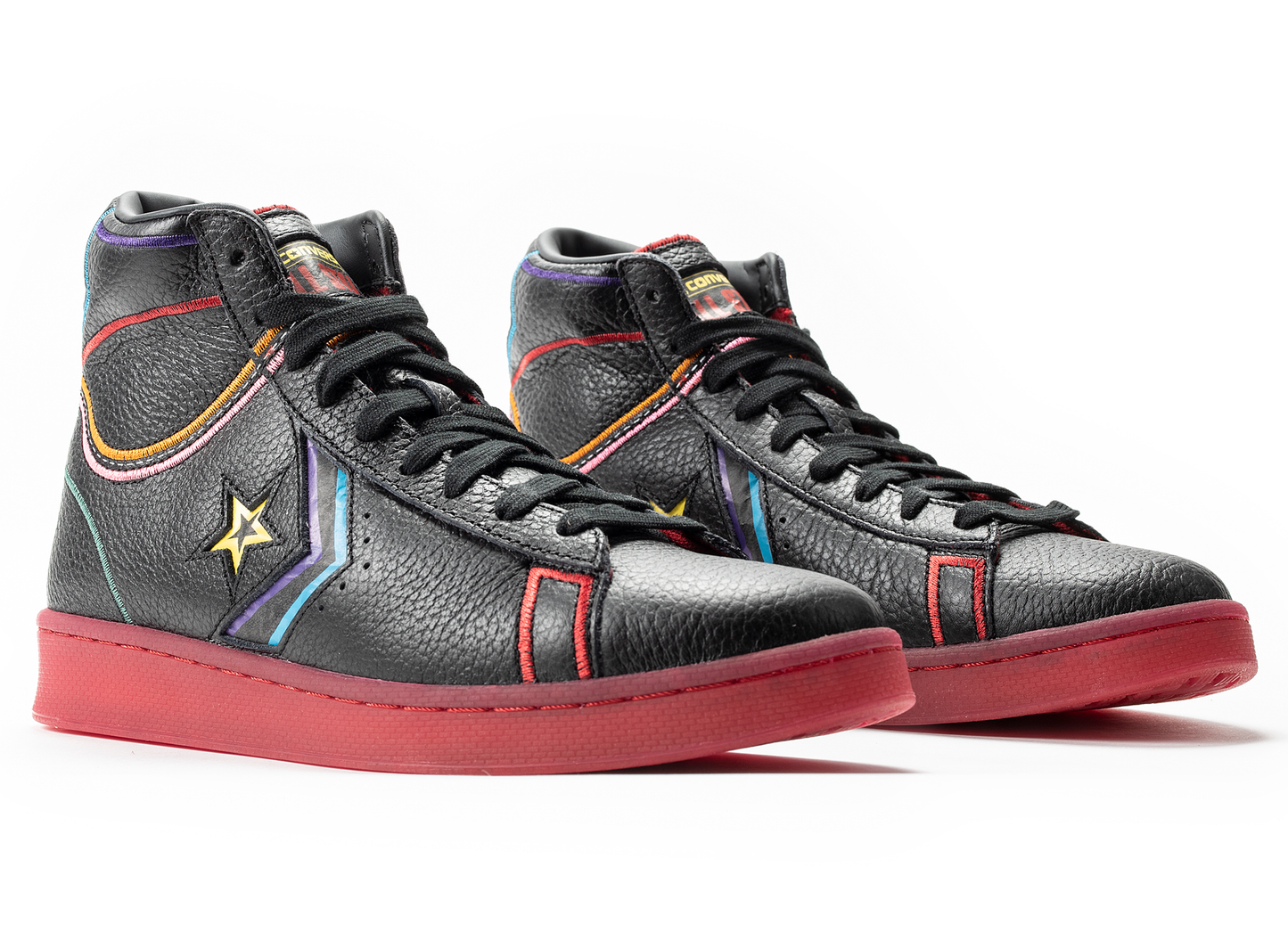 Converse Pro Leather Hi 'Chinese New Year' in Black / Gym Red