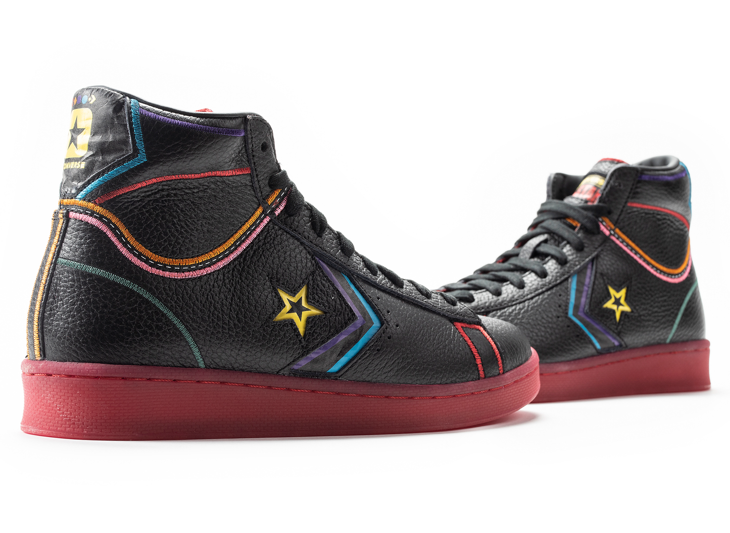 Converse Pro Leather Hi 'Chinese New Year' in Black / Gym Red