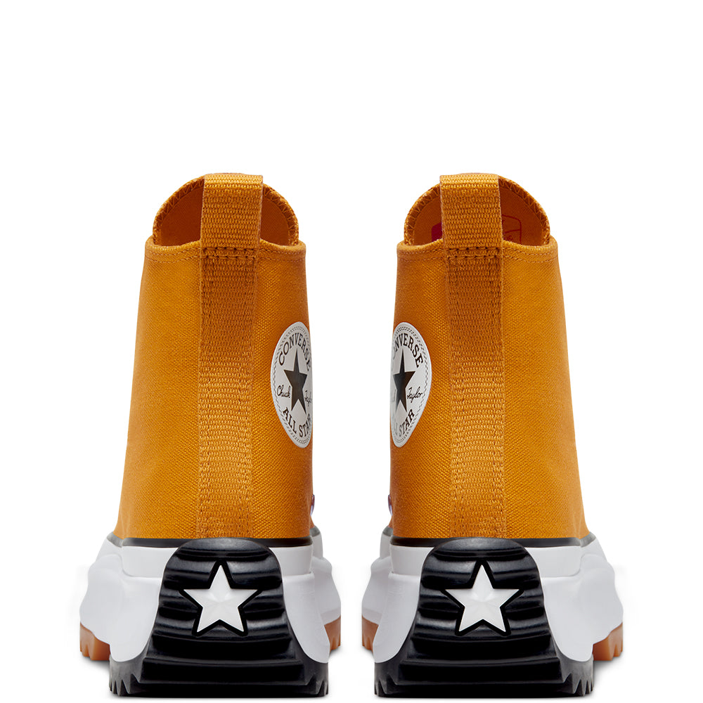 Converse Run Star Hike Hi in Saffron Yellow / White