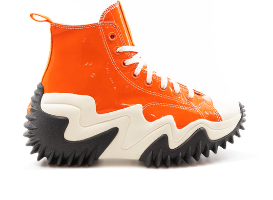 Converse Run Star Motion Hi in Bold Mandarin / Black