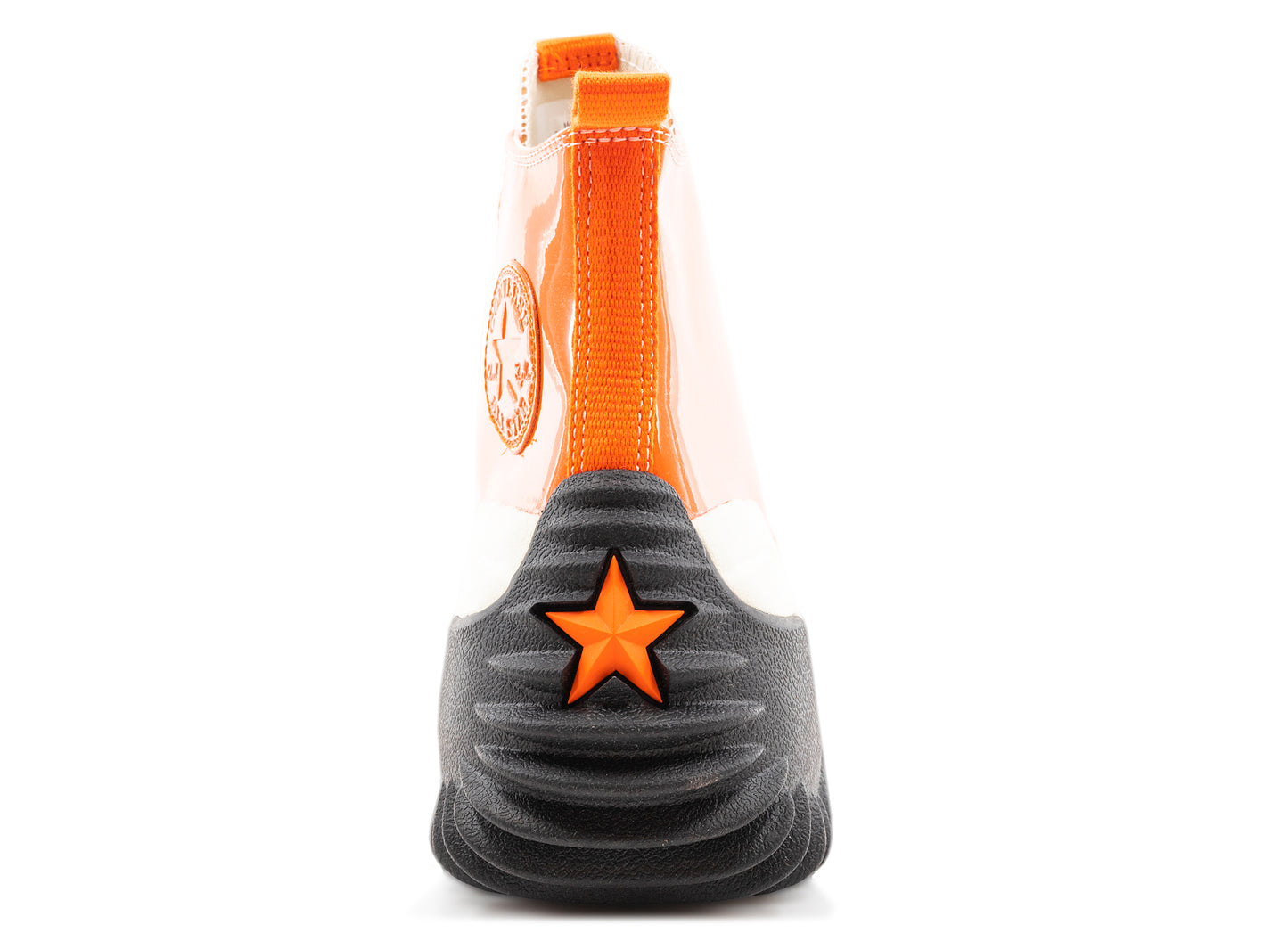 Converse Run Star Motion Hi in Bold Mandarin / Black