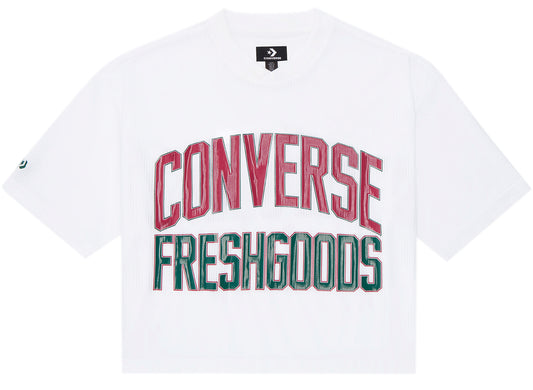 Converse x Joe Fresh Goods Football Top in Optical White