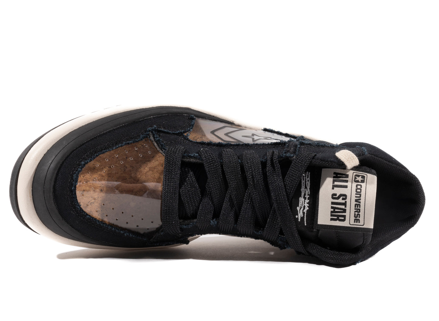 Converse x Joshua Vides Weapon CX Hi in Black / Clear