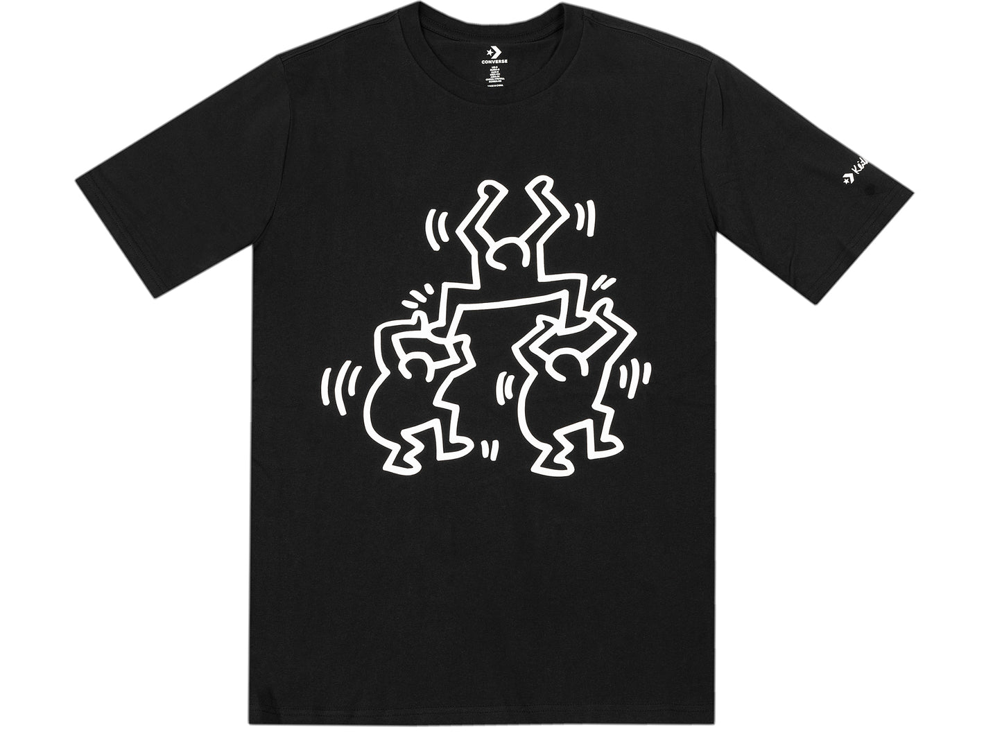 Converse x Keith Haring Graphic Tee in Black