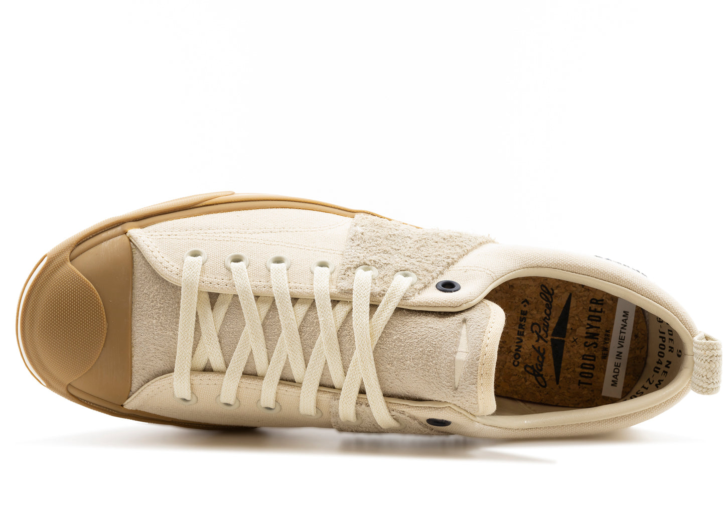 Converse x Todd Snyder Jack Purcell Ox in Egret / Gum
